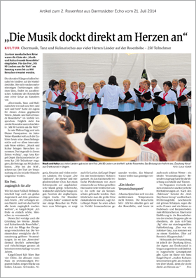 Artikel Darmstädter Echo