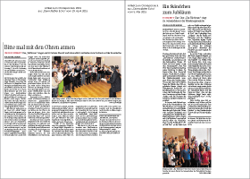 Zwei Artikel Darmstädter Echo
